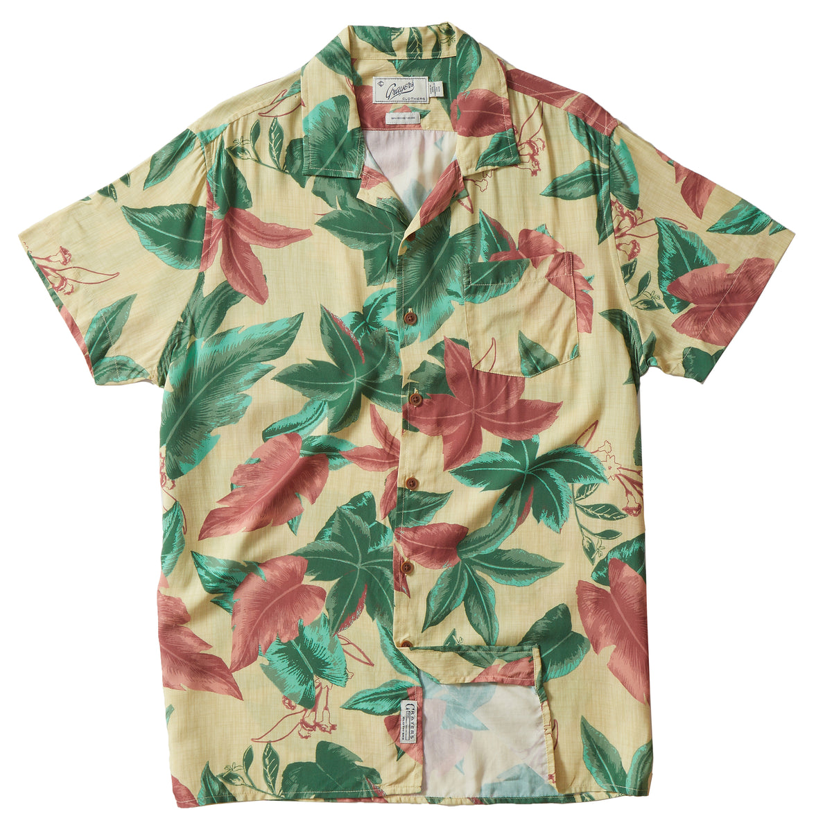 Vintage Tommy Bahama Hawaiian Shirt Silk and Wool Short 