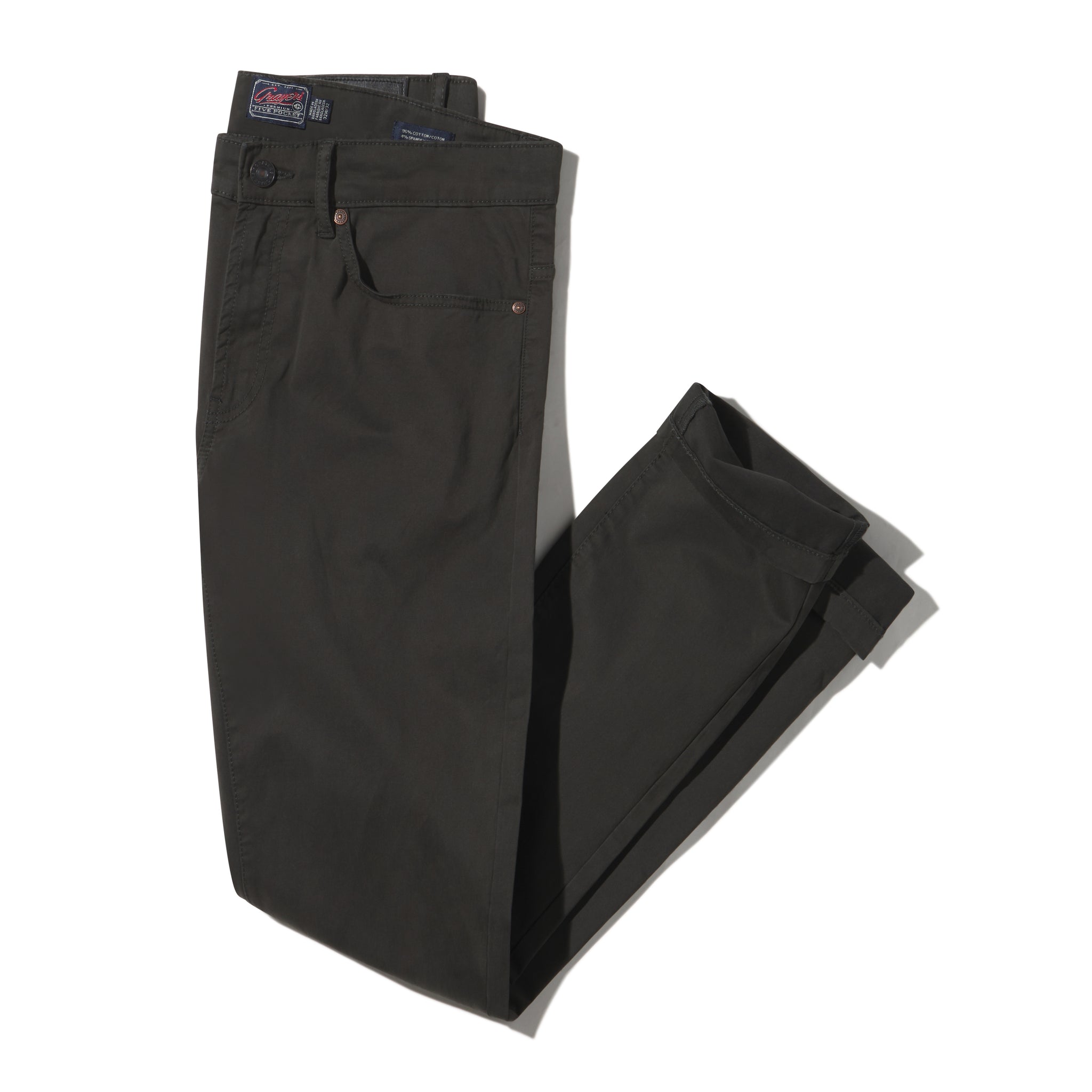 Alternative Stretch Slim Fit 5 Pocket Washed Black Grayers