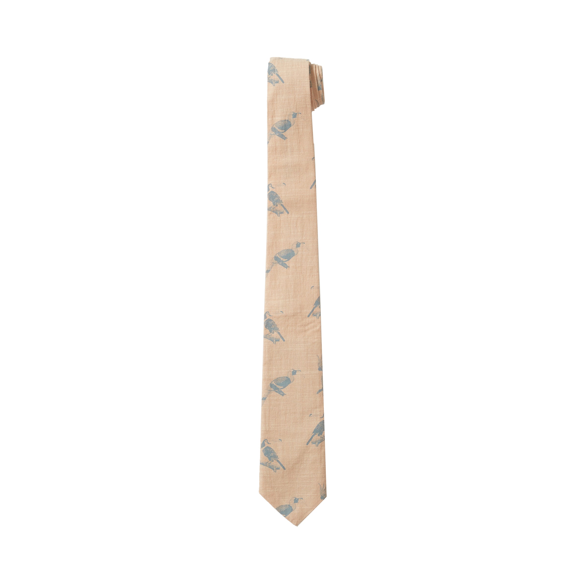 Toucan Print Tie SMP - Almondine print (Final Sale) – Grayers