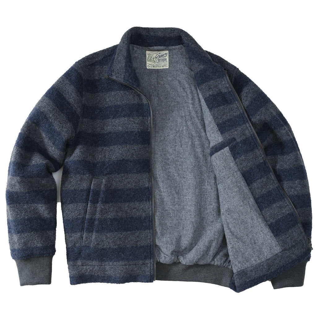 Bowen Wool Stripe Jacket-Grayers