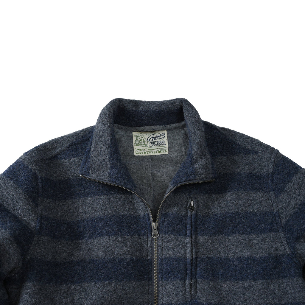 Bowen Wool Stripe Jacket-Grayers