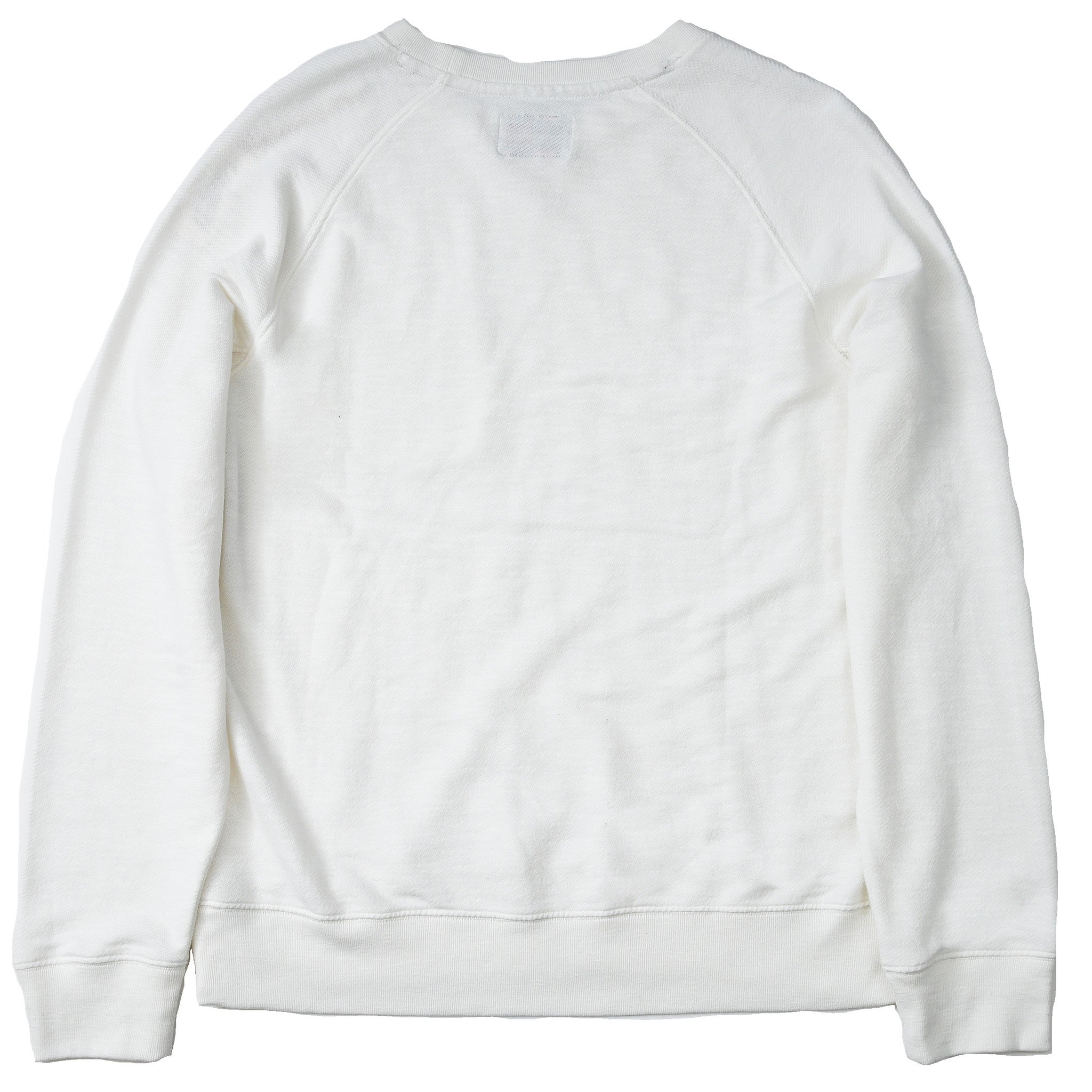 Montague Crew Neck Sweatshirt - Chalk White Twill Terry (Final Sale ...
