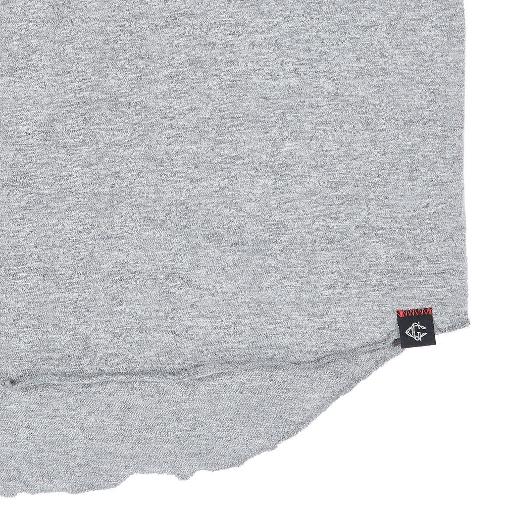 Todd Slub Henley Short Sleeve - Gray Heather-Grayers