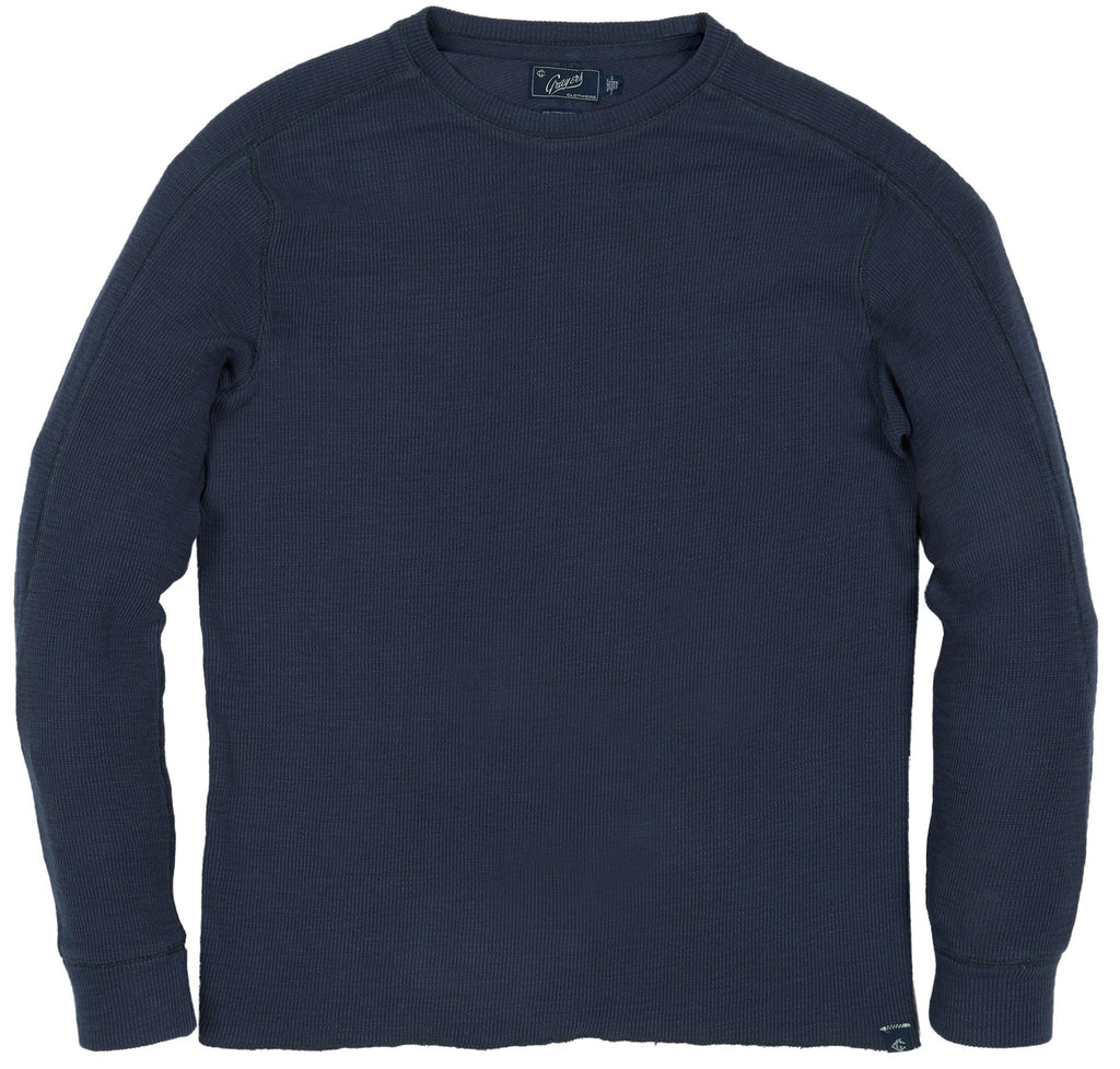 Spencer Waffle Crew - Dark Navy-Grayers