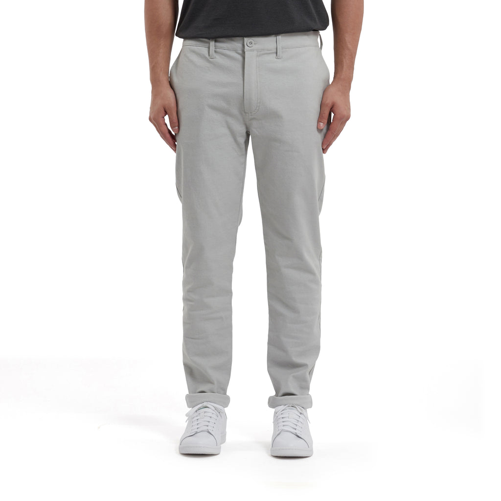 Jesse Canvas Stretch Slim Fit Pants - Lunar Rock-Grayers