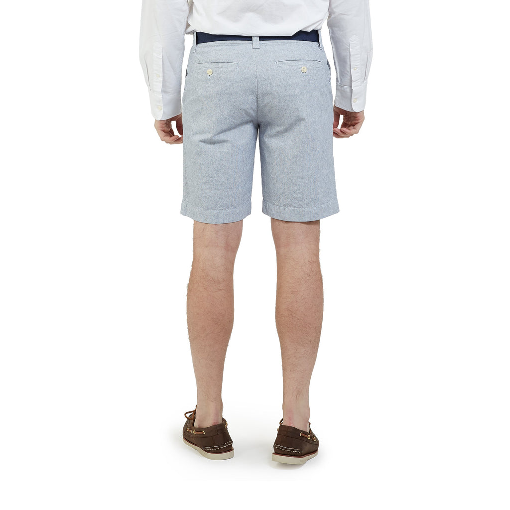 Eastvale Yarn Dyed Canvas Shorts - Blue-Grayers