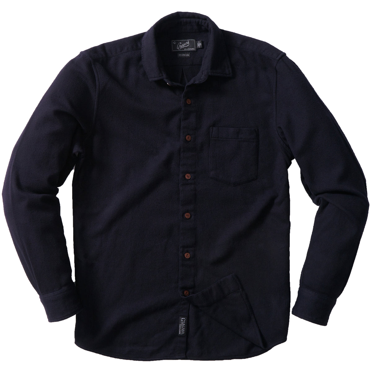 West Glen Flannel Shirt - Midnight Navy (Final Sale) – Grayers