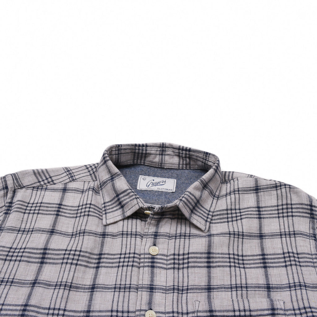 Clement Double Cloth - Oatmeal Navy-Grayers