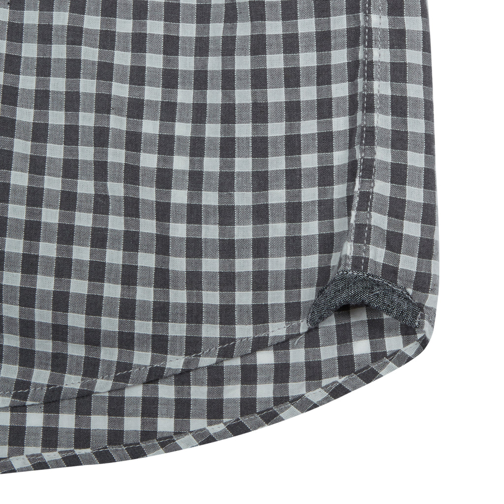 Preston Gingham Shirt - Charcoal Gingham-Grayers