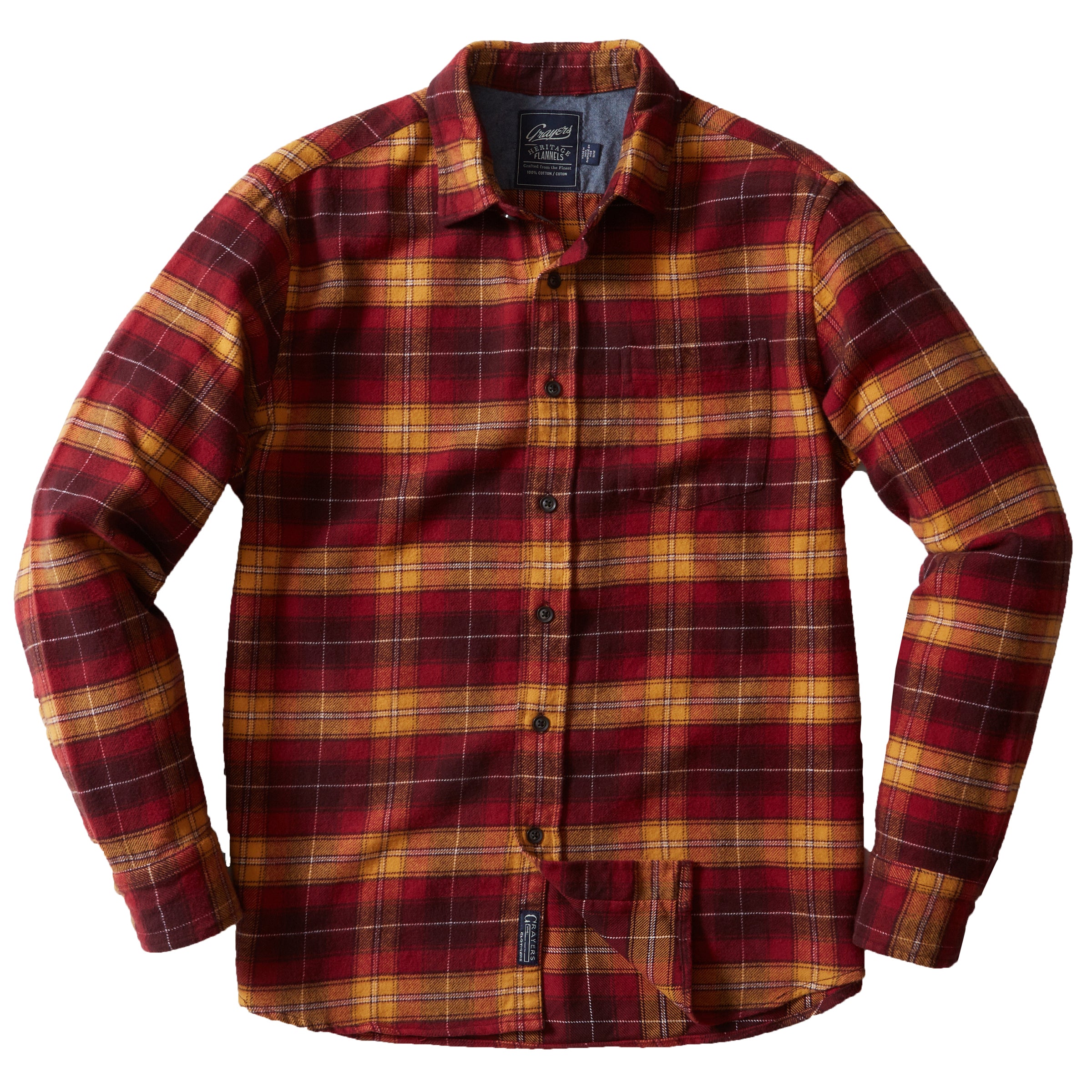 Durango Heritage Flannel - Russet Red Plaid – Grayers