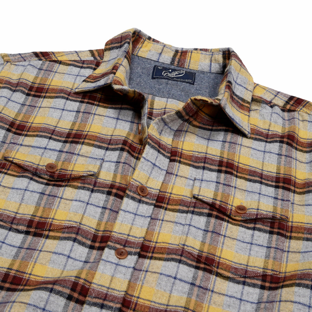 Falmar Vintage Flannel - Yellow Plaid-Grayers