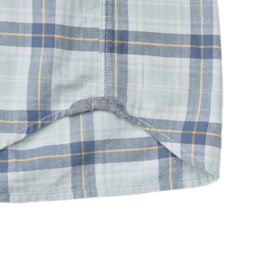 Kendal Textured Twill Shirt - Seafoam Blue Plaid (Final Sale) – Grayers