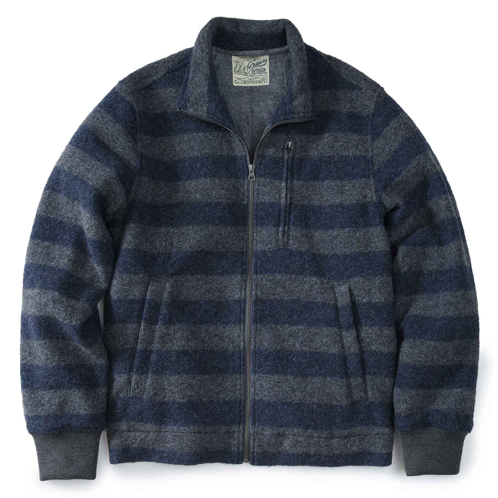 Bowen Wool Stripe Jacket-Grayers