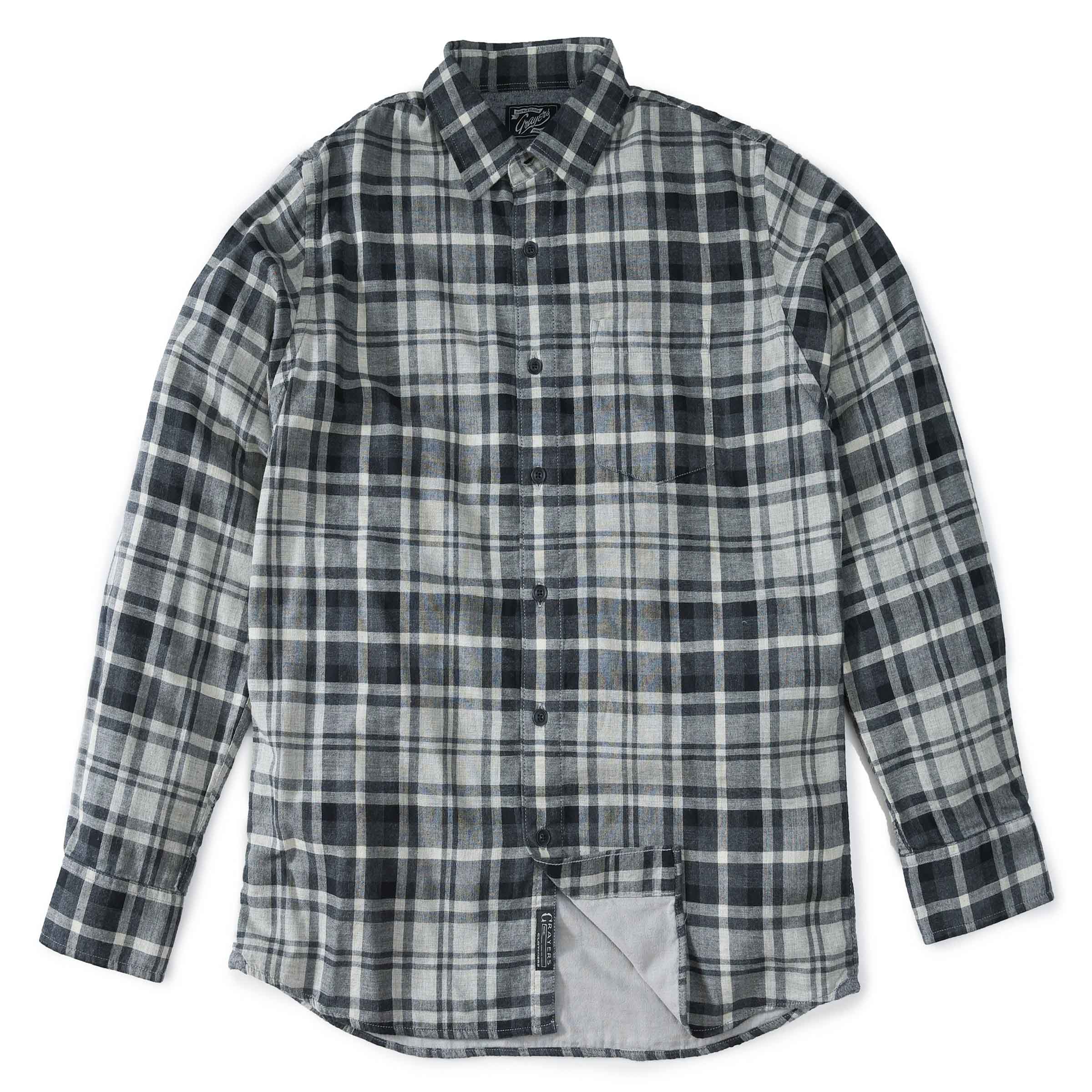 Heath Double Cloth - Charcoal Gray Plaid (Final Sale) – Grayers